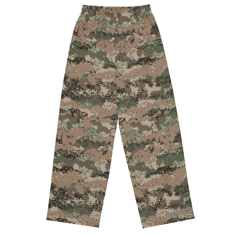 Digital Alpine Jagdkommando CAMO Unisex Wide-Leg Leisure Pants - Pant