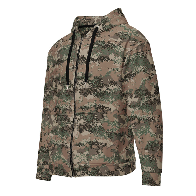 Digital Alpine Jagdkommando CAMO Unisex Zip Hoodie
