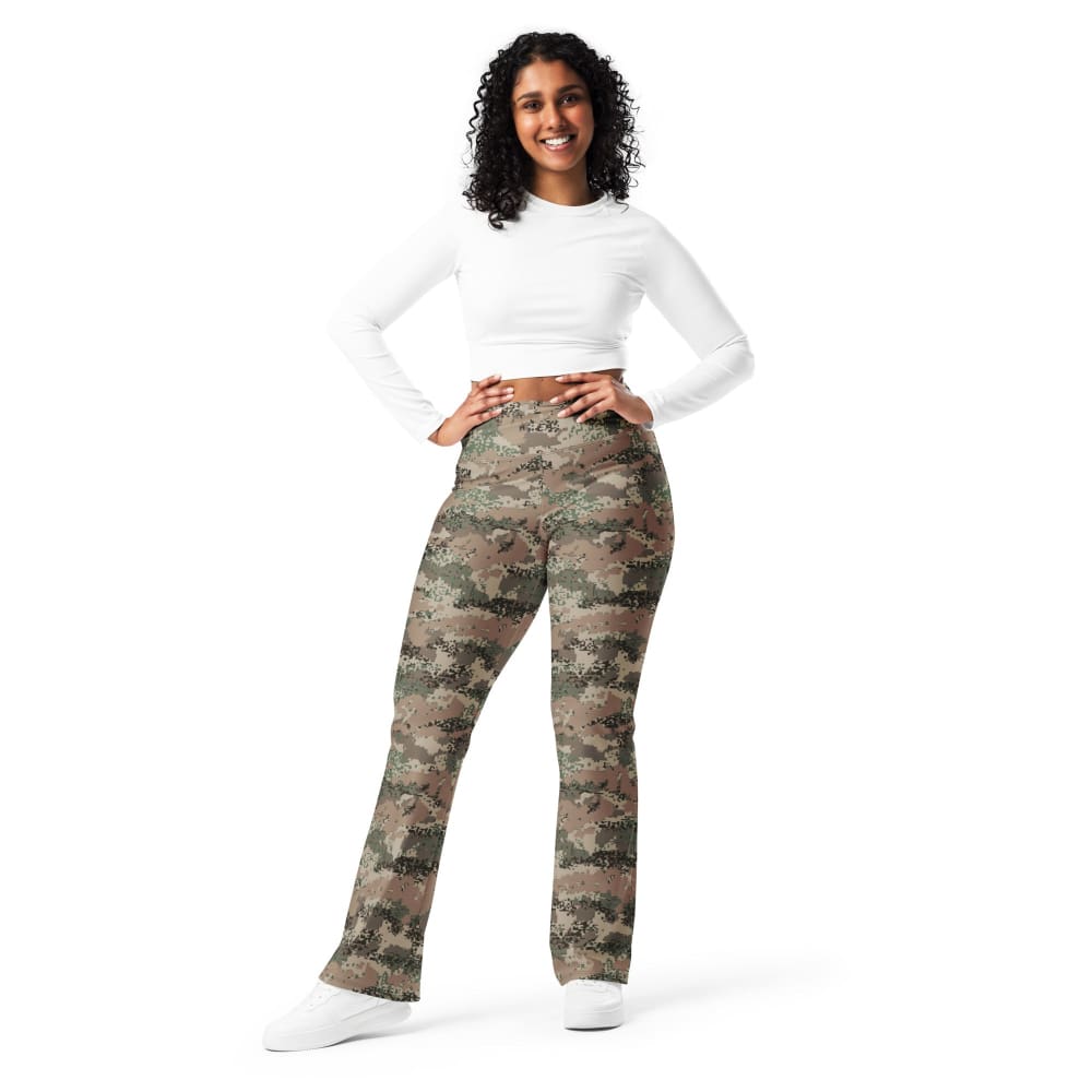 Austrian Jagdkommando Digital CAMO Flare leggings - Womens Flare Leggings