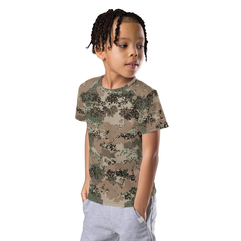 Austrian Jagdkommando Digital CAMO Kids crew neck t-shirt - Crew Neck T-shirt