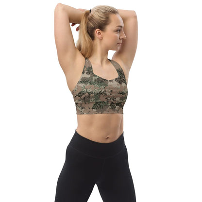 Austrian Jagdkommando Digital CAMO Longline sports bra - XS - Womens Sports Bra