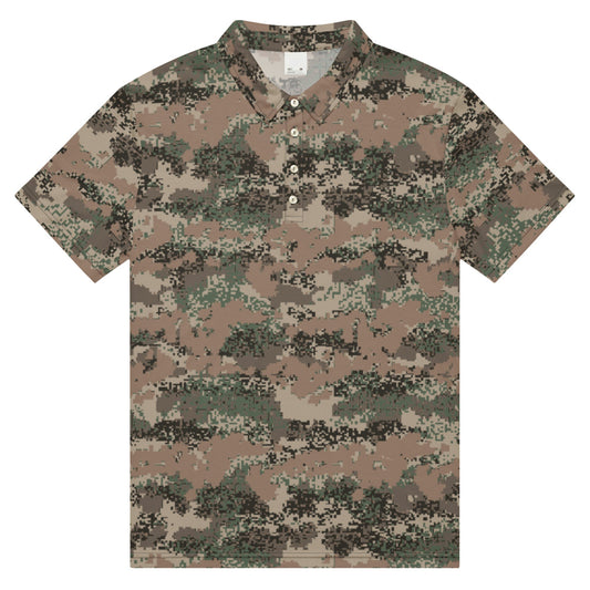 Austrian Jagdkommando Digital CAMO Men’s slim fit polo - XS - Mens Slim Fit Polo