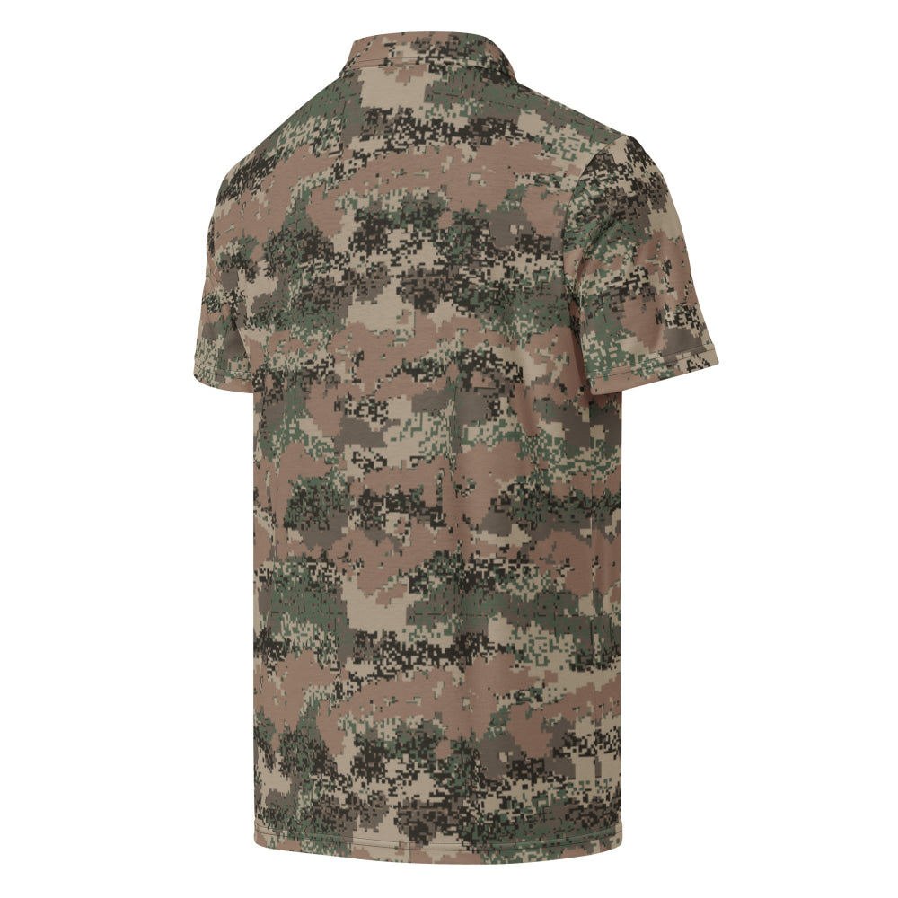 Austrian Jagdkommando Digital CAMO Men’s slim fit polo - Mens Slim Fit Polo