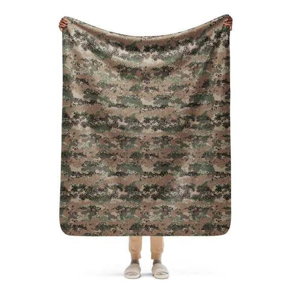 Austrian Jagdkommando Digital CAMO Sherpa blanket - 50″×60″ - Sherpa Blanket