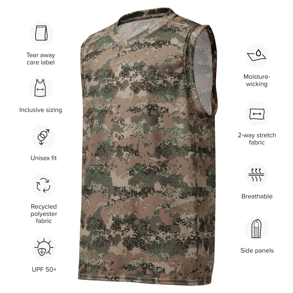 Austrian Jagdkommando Digital CAMO unisex basketball jersey - Unisex Basketball Jersey