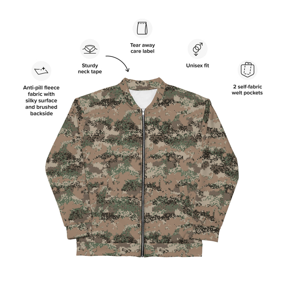 Austrian Jagdkommando Digital CAMO Unisex Bomber Jacket