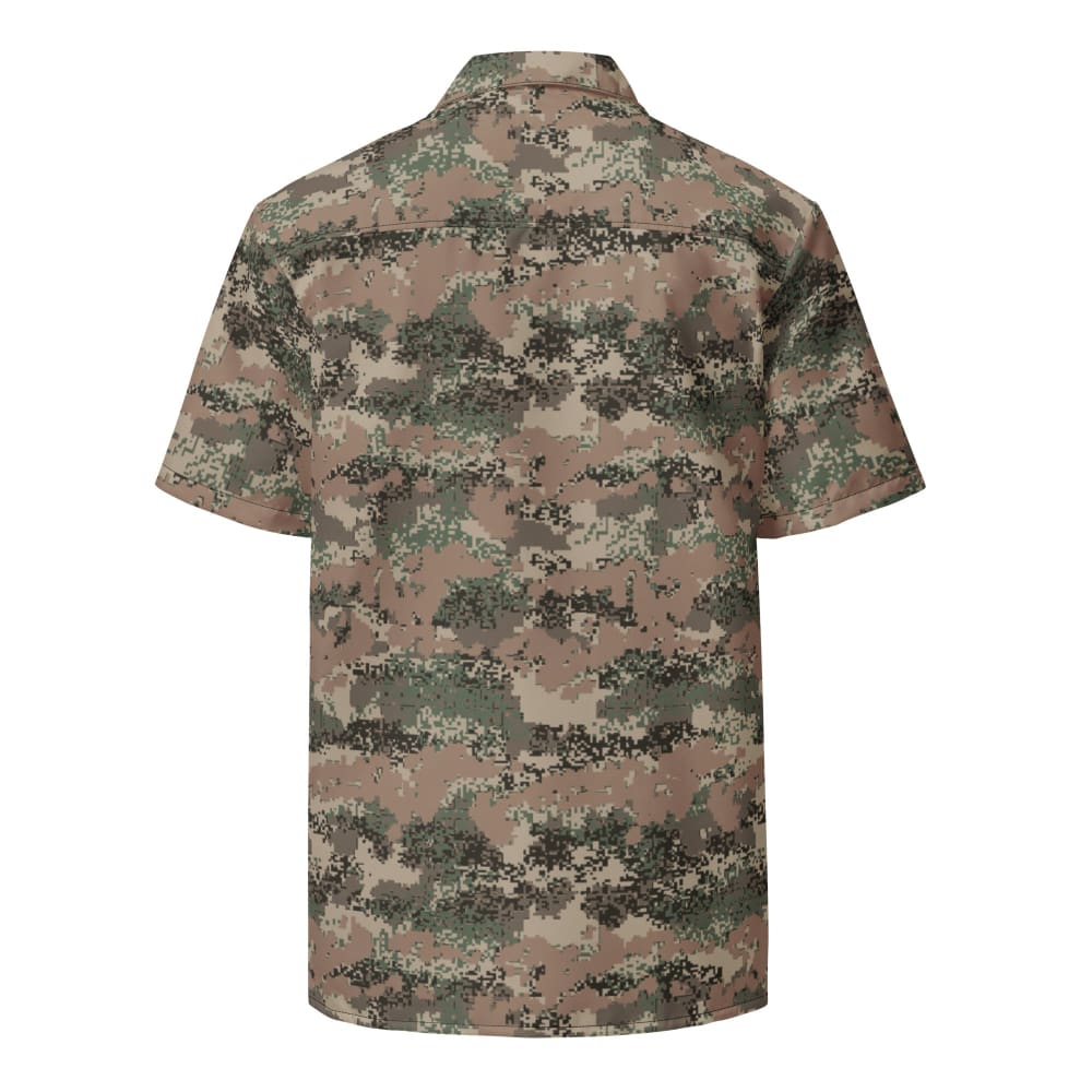 Austrian Jagdkommando Digital CAMO Unisex button shirt - Button Shirt