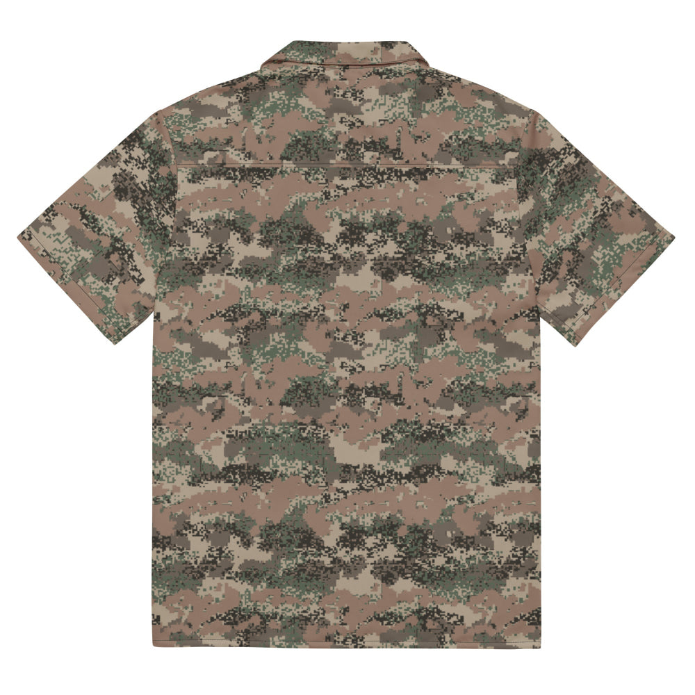 Austrian Jagdkommando Digital CAMO Unisex button shirt - Button Shirt