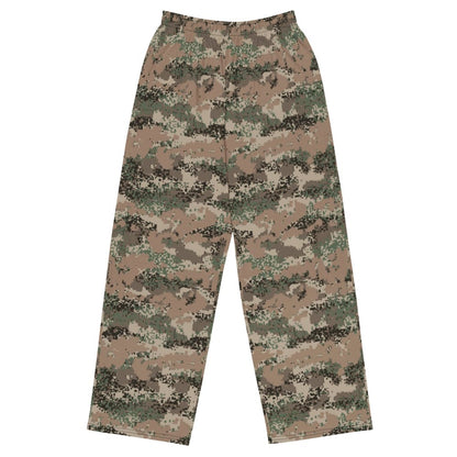 Austrian Jagdkommando Digital CAMO unisex wide-leg pants - 2XS