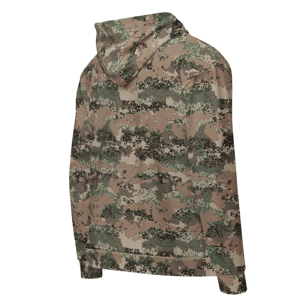 Austrian Jagdkommando Digital CAMO Unisex zip hoodie - Zip Hoodie