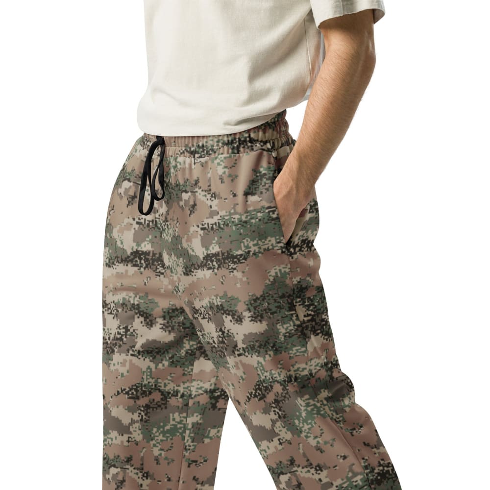 Austrian Jagdkommando Digital CAMO Wide-leg joggers