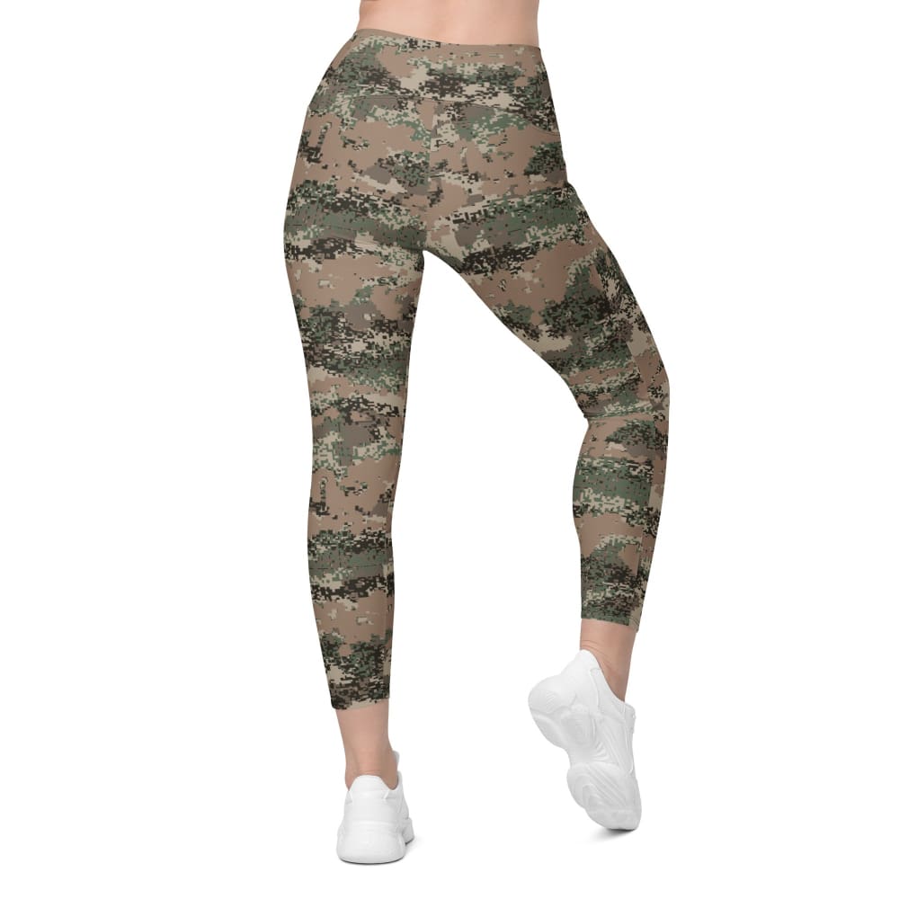 Austrian Jagdkommando Digital CAMO Leggings with pockets - Womens With Pockets