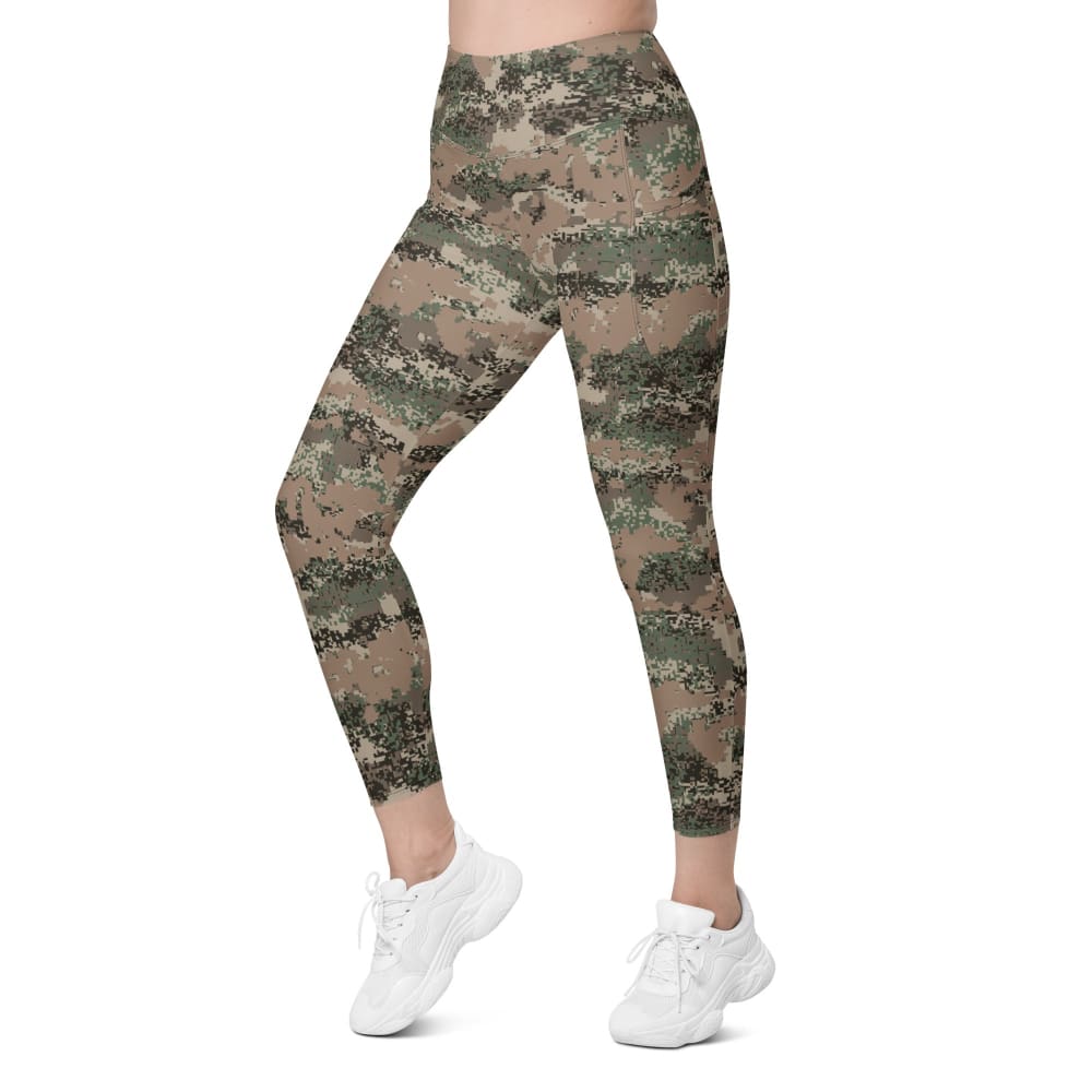 Austrian Jagdkommando Digital CAMO Leggings with pockets - Womens With Pockets