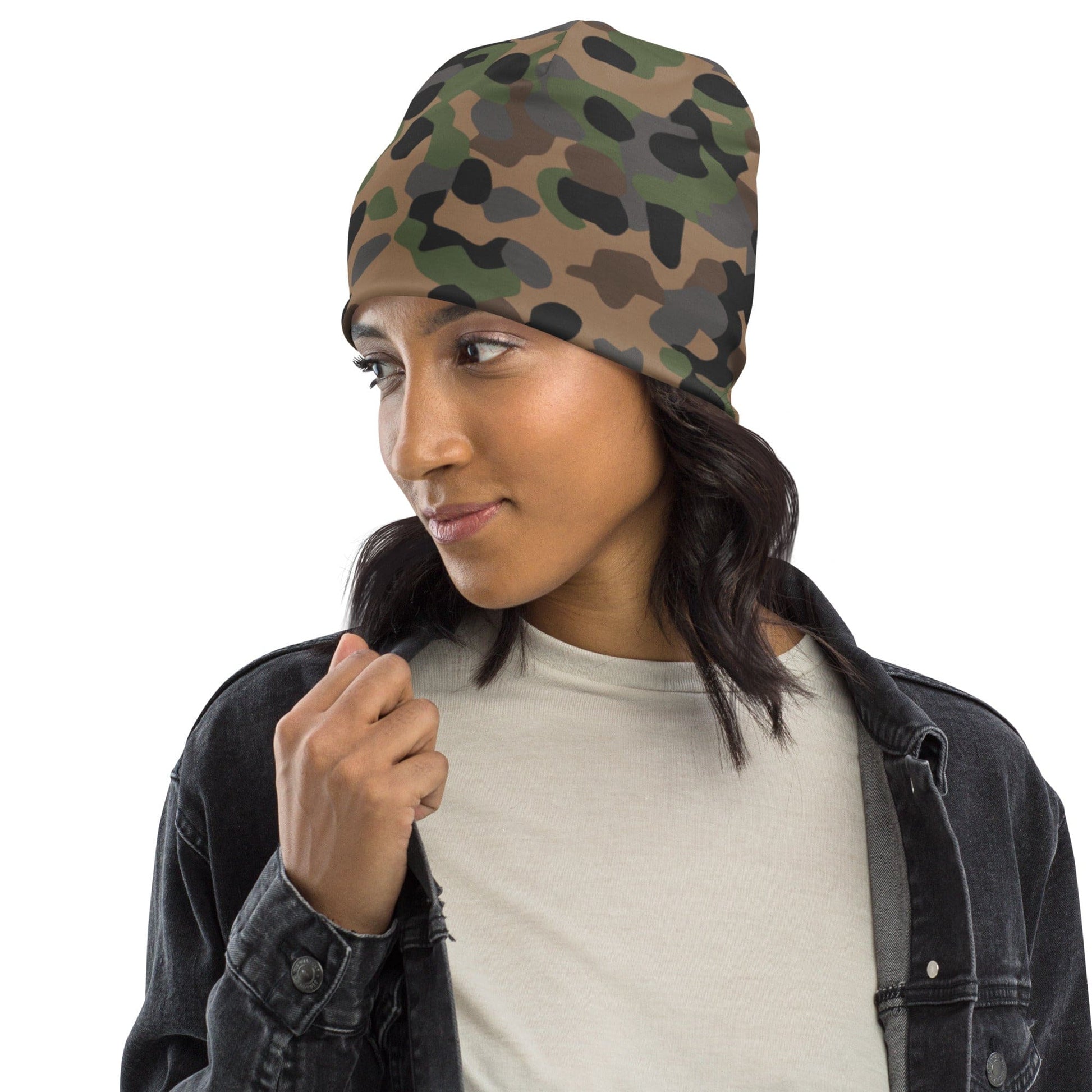 Austrian Pea Dot CAMO Beanie