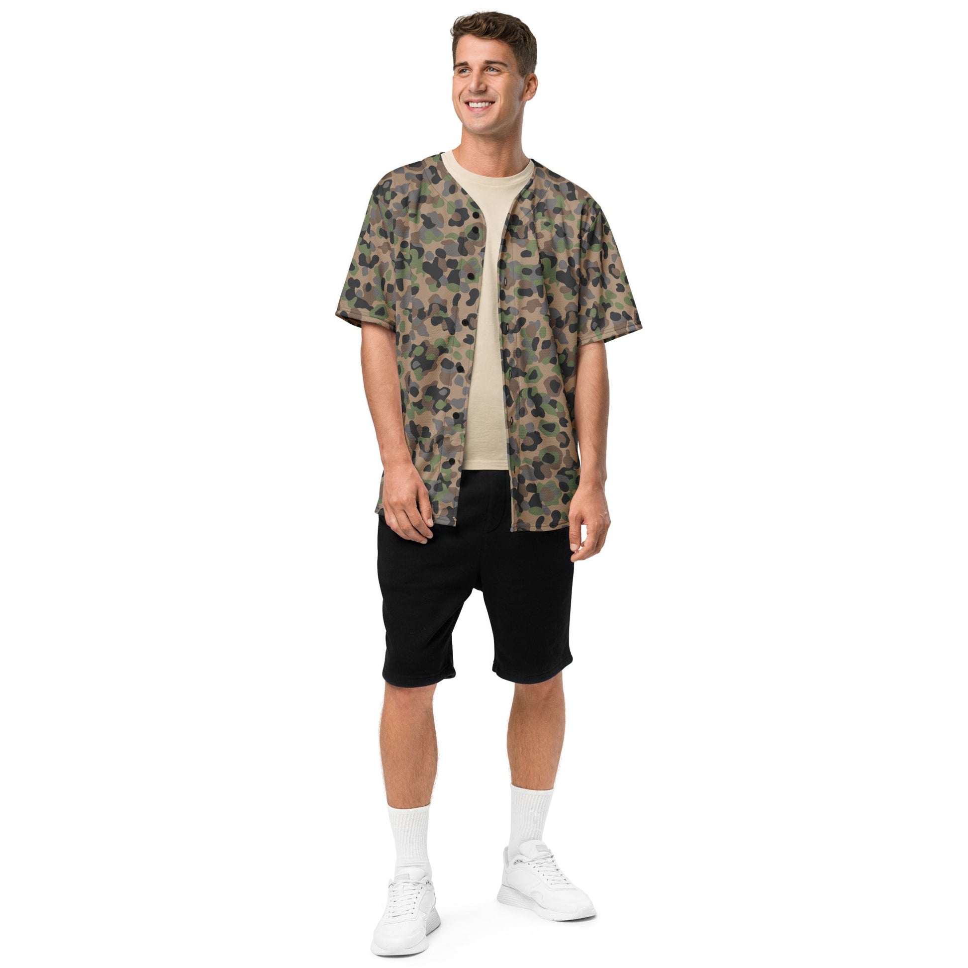 Austrian Pea Dot Erbsenmuster K4 CAMO baseball jersey - Baseball Jerseys
