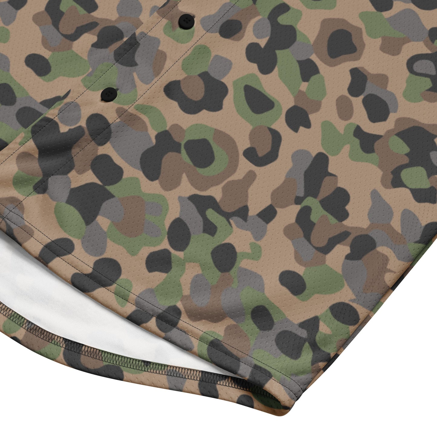 Austrian Pea Dot Erbsenmuster K4 CAMO baseball jersey - Baseball Jerseys