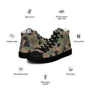 Pea Dot Erbsenmuster K4 CAMO Mens High-Top Canvas Shoes