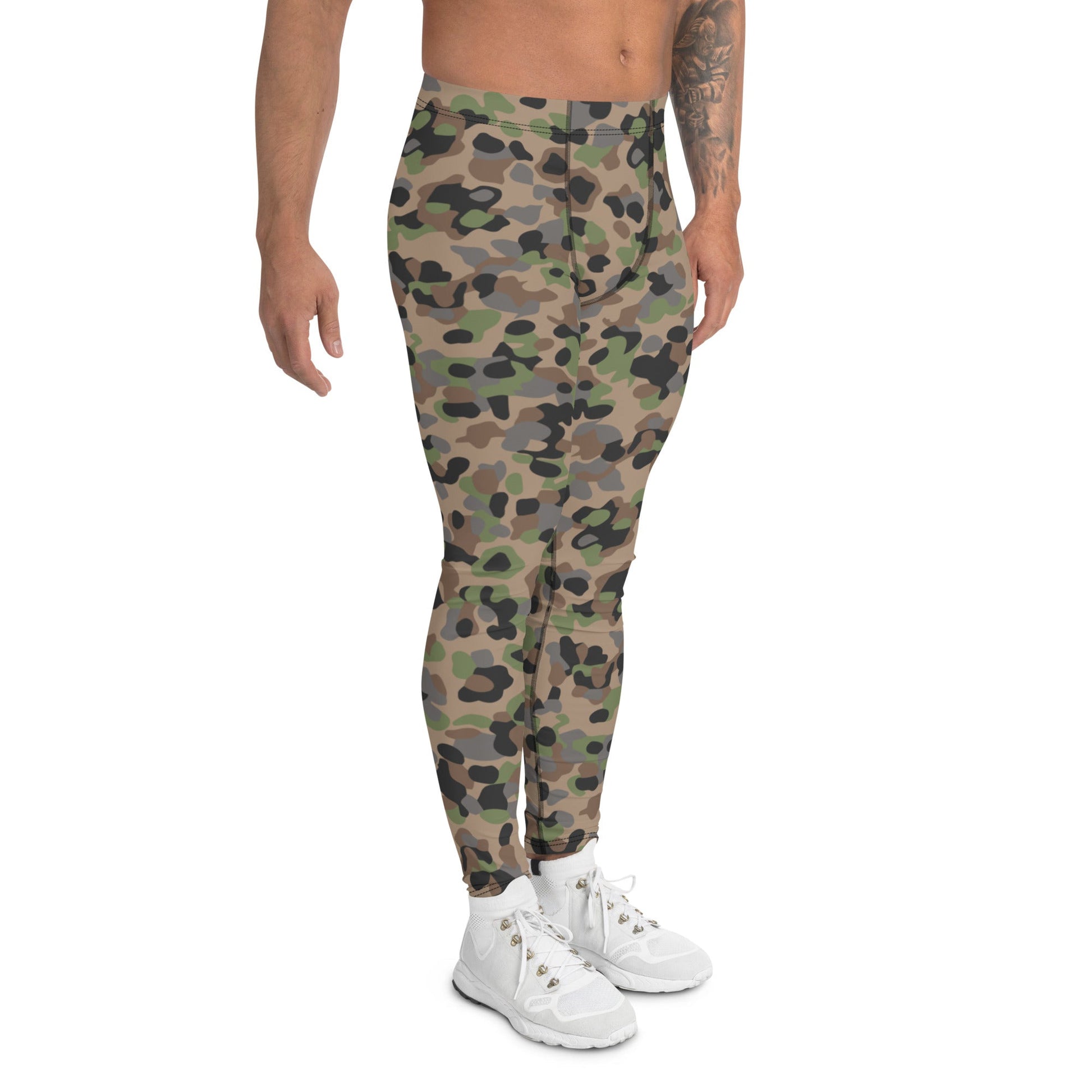 Austrian Pea Dot Erbsenmuster K4 CAMO Mens Leggings