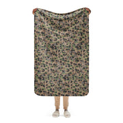 Pea Dot Erbsenmuster K4 CAMO Sherpa Blanket - 37″×57″