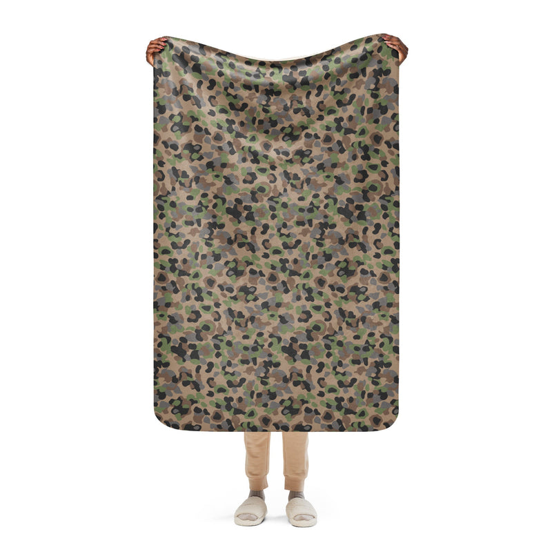 Pea Dot Erbsenmuster K4 CAMO Sherpa Blanket - 37″×57″