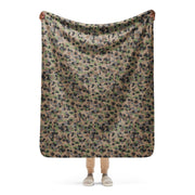Pea Dot Erbsenmuster K4 CAMO Sherpa Blanket - 50″×60″