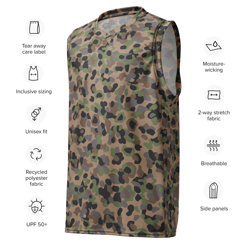 Pea Dot Erbsenmuster K4 CAMO Unisex Basketball Jersey