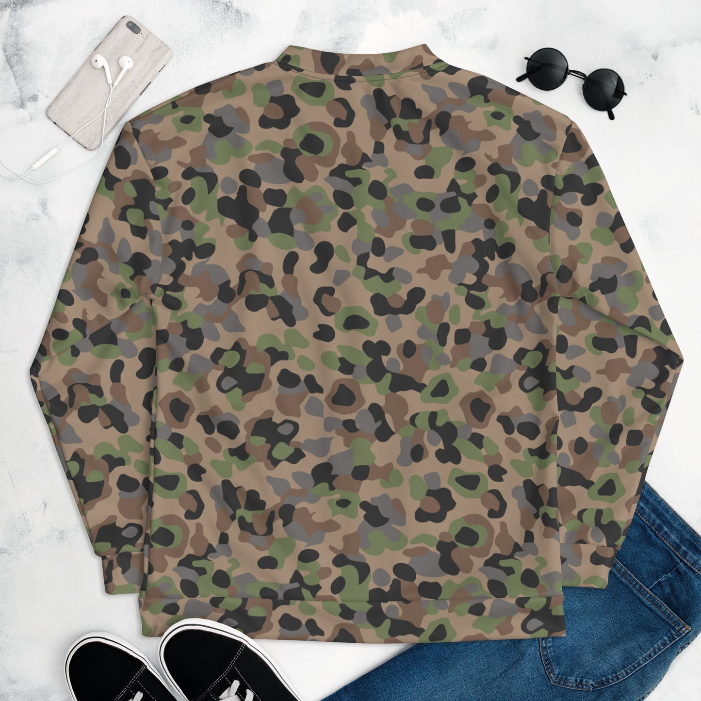 Austrian Pea Dot Erbsenmuster K4 CAMO Unisex Bomber Jacket - Jackets