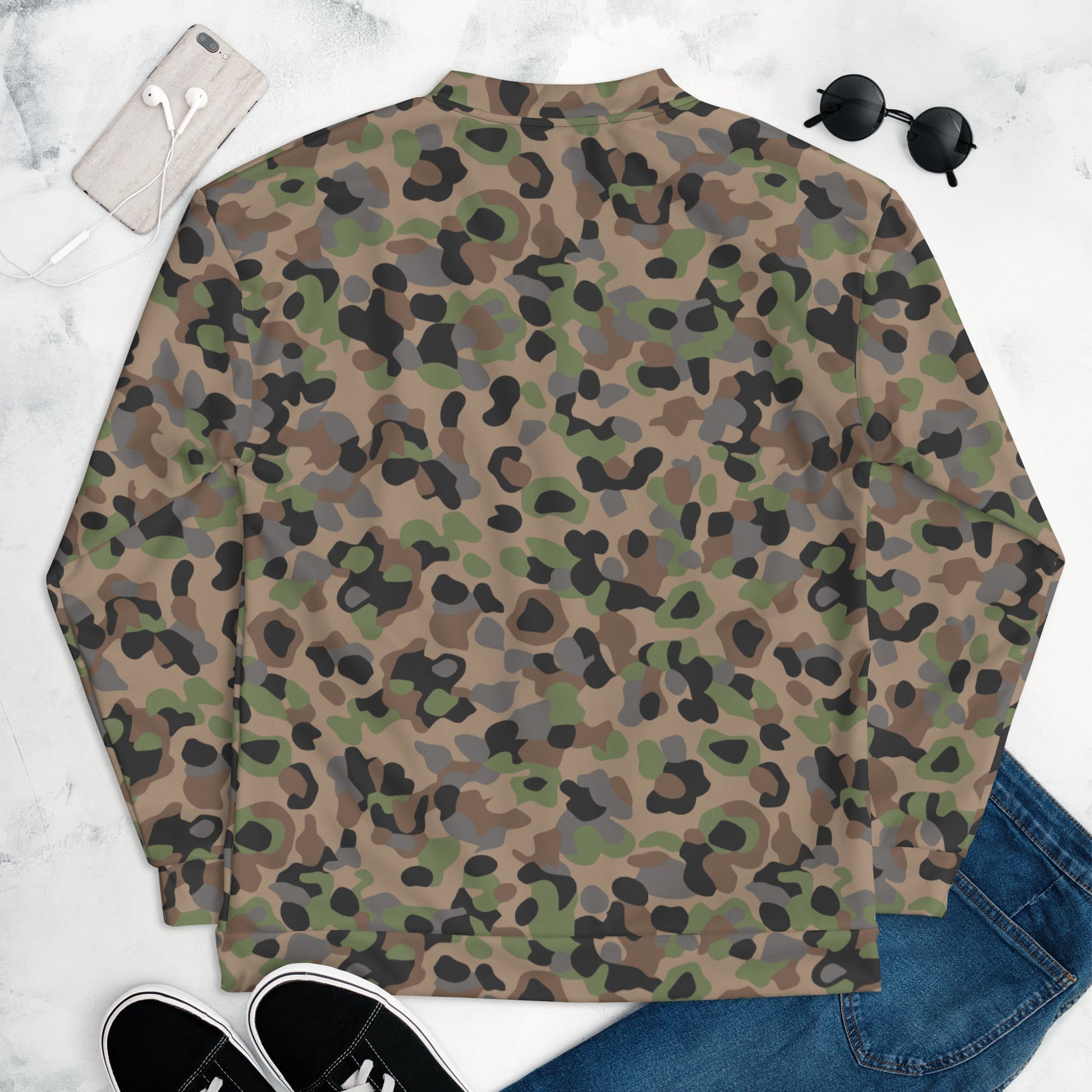 Austrian Pea Dot Erbsenmuster K4 CAMO Unisex Bomber Jacket - Jackets