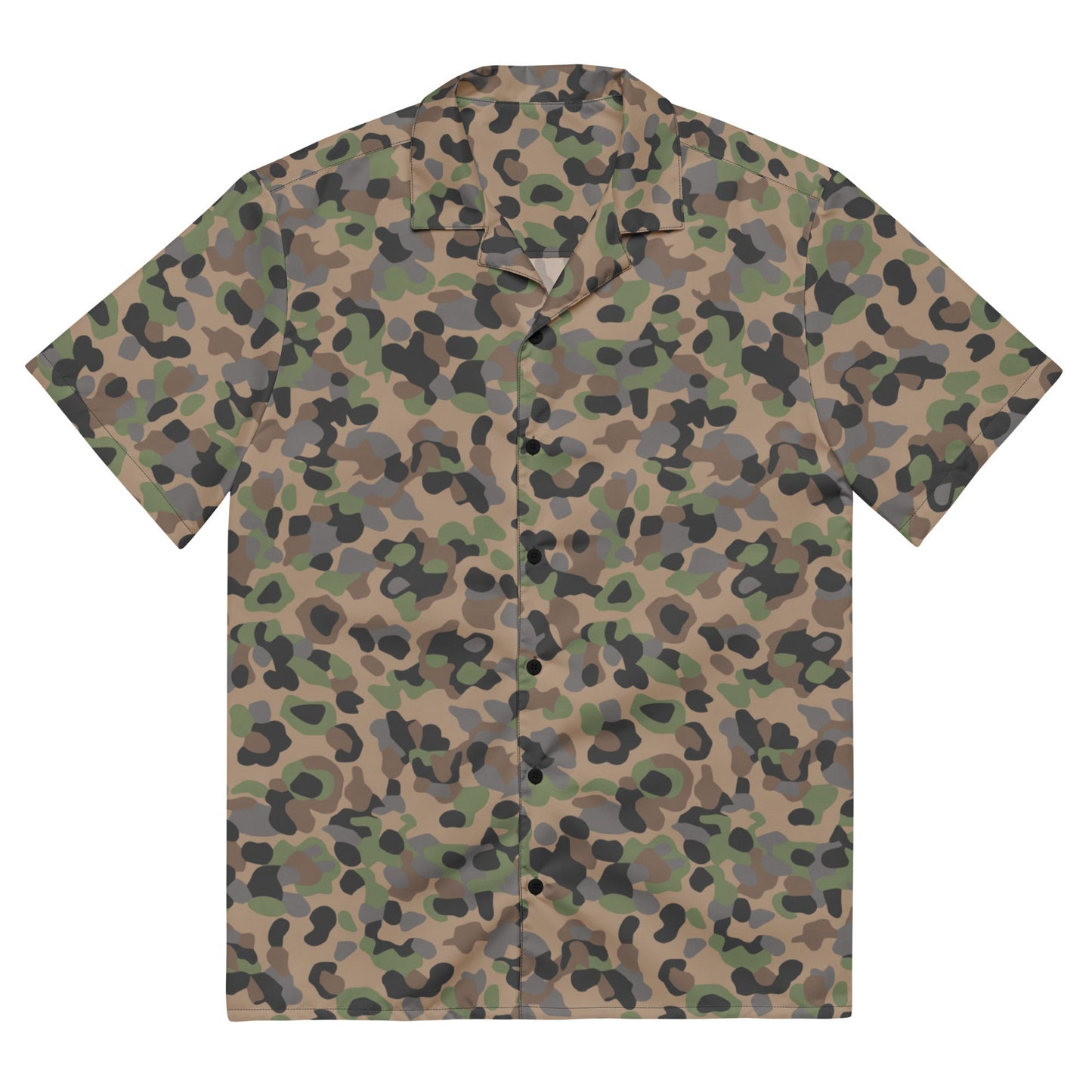 Austrian Pea Dot Erbsenmuster K4 CAMO Unisex button shirt - 2XS - Button Shirts