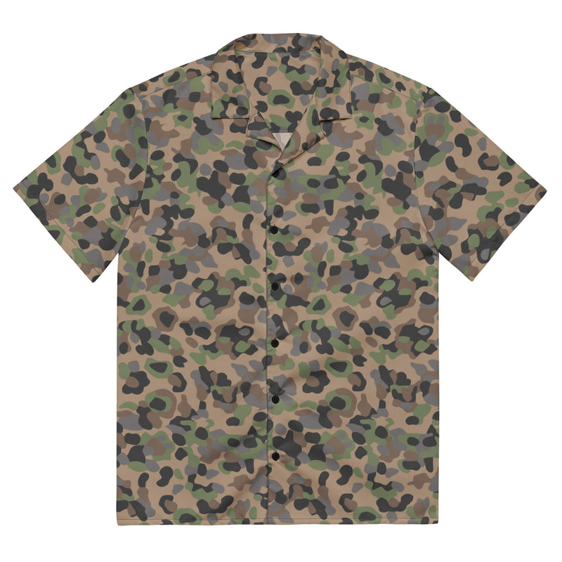 Pea Dot Erbsenmuster K4 CAMO Unisex Short-Sleeve Button Shirt - 2XS - Button-Up