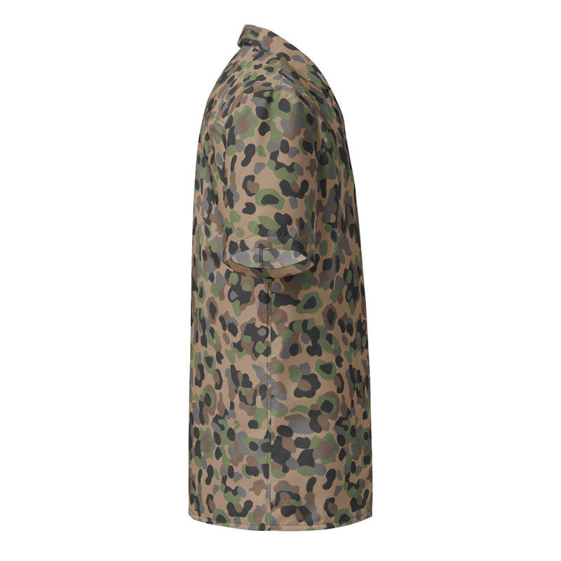 Pea Dot Erbsenmuster K4 CAMO Unisex Short-Sleeve Button Shirt - Button-Up
