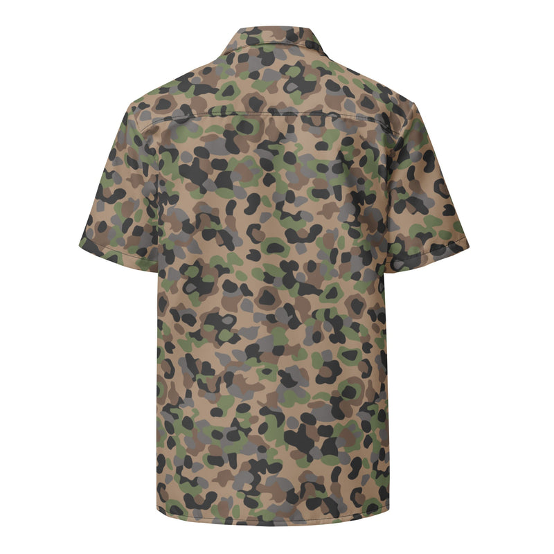Pea Dot Erbsenmuster K4 CAMO Unisex Short-Sleeve Button Shirt - Button-Up