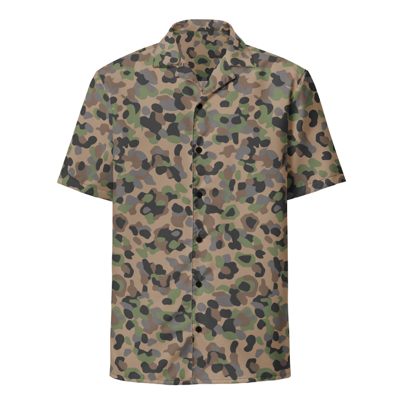 Pea Dot Erbsenmuster K4 CAMO Unisex Short-Sleeve Button Shirt - Button-Up