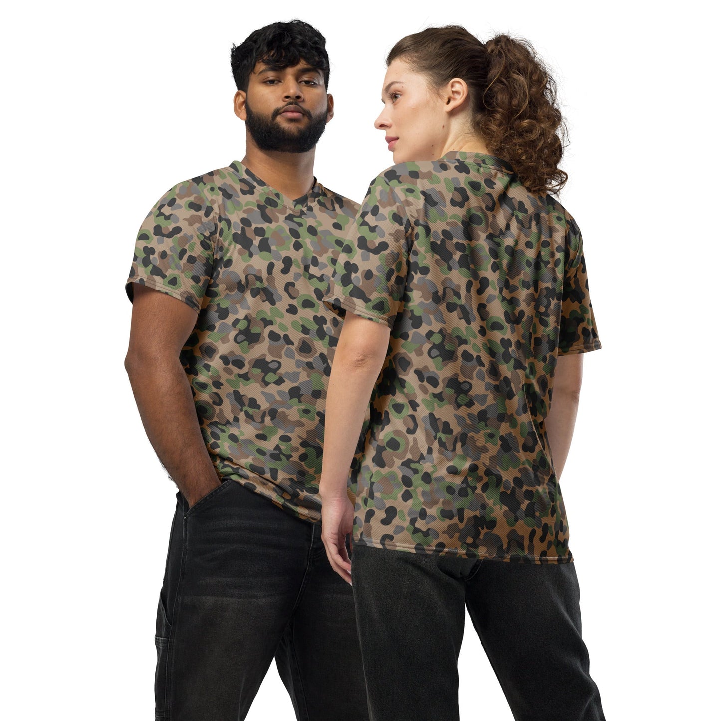 Austrian Pea Dot Erbsenmuster K4 CAMO unisex sports jersey - 2XS - Sports Jerseys