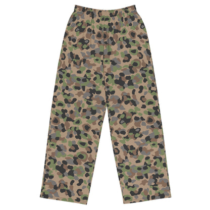 Austrian Pea Dot Erbsenmuster K4 CAMO unisex wide-leg pants - 2XS - Wide-leg Pants