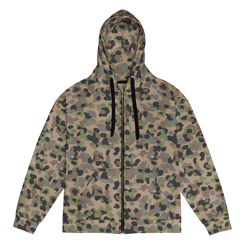 Pea Dot Erbsenmuster K4 CAMO Unisex Zip Hoodie - 2XS