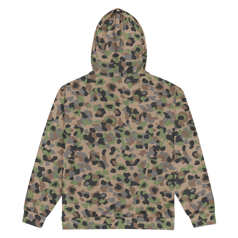 Pea Dot Erbsenmuster K4 CAMO Unisex Zip Hoodie
