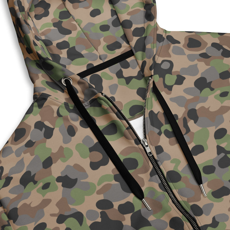 Pea Dot Erbsenmuster K4 CAMO Unisex Zip Hoodie