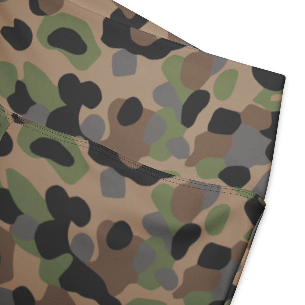 Austrian Pea Dot CAMO Flare leggings - Womens Leggings