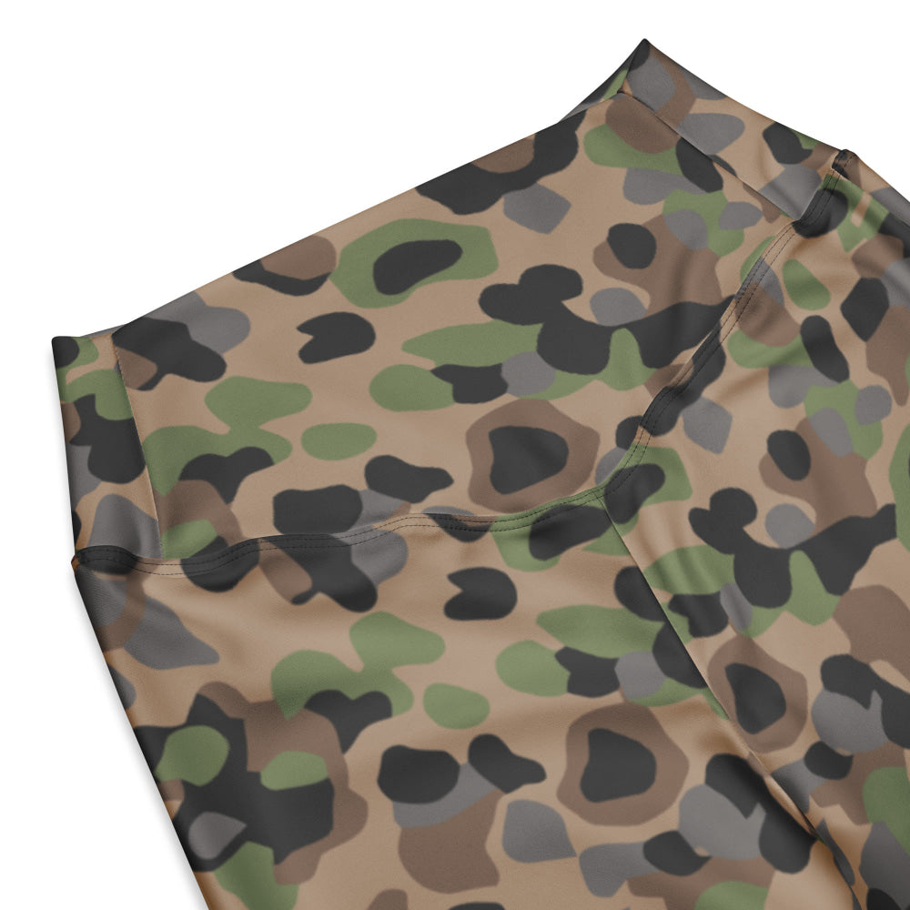 Austrian Pea Dot CAMO Flare leggings - Womens Leggings