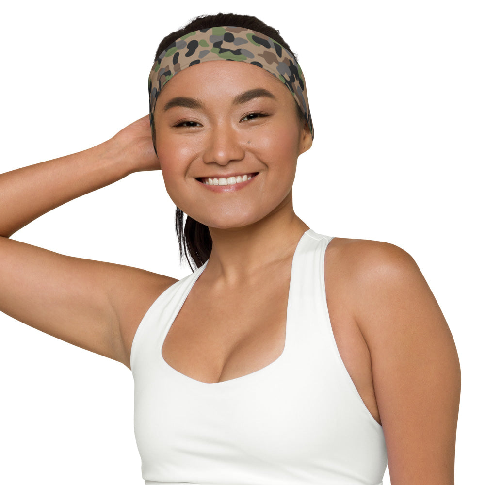 Austrian Pea Dot CAMO Headband