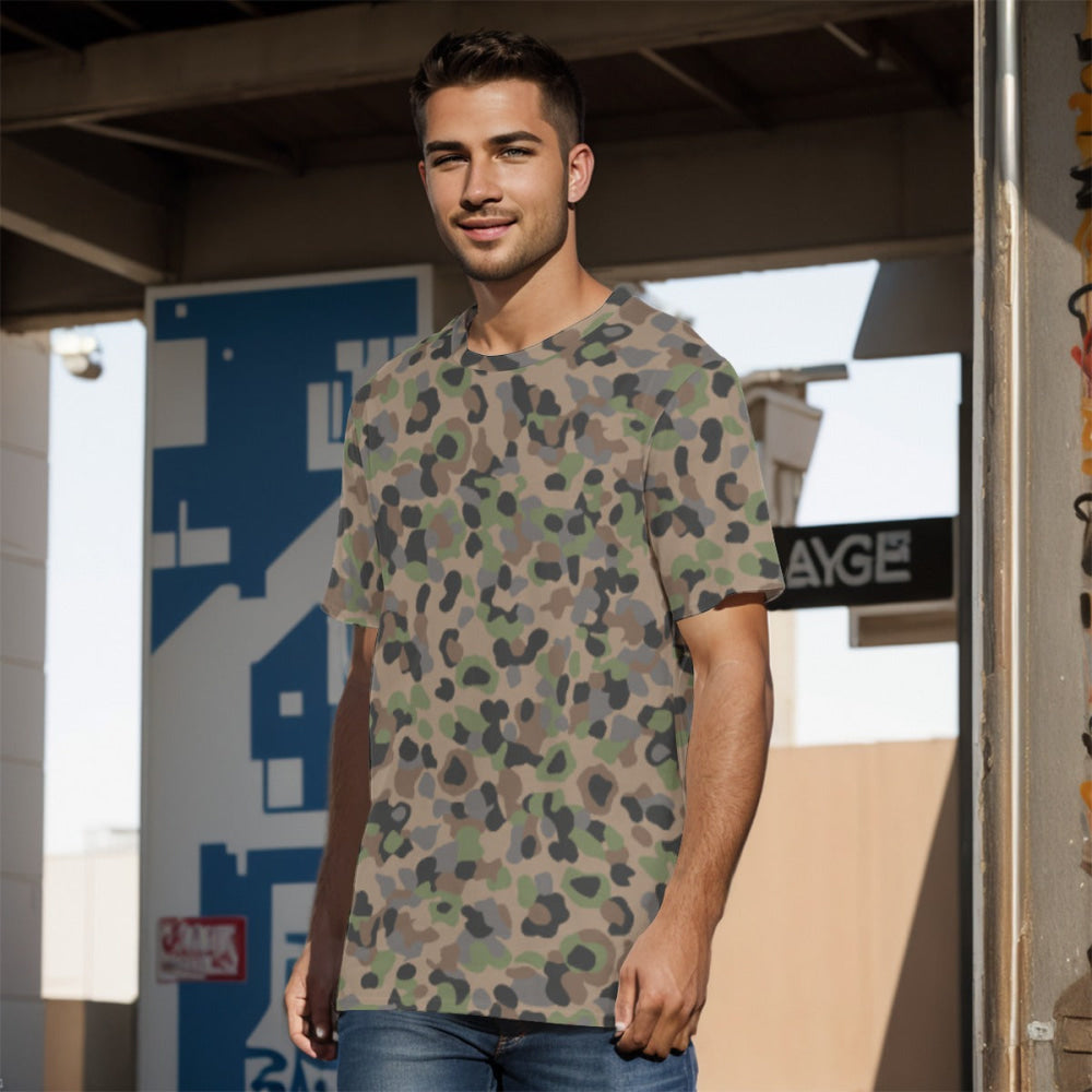 Austrian Pea Dot CAMO Men’s 100% Cotton T-Shirt - Mens