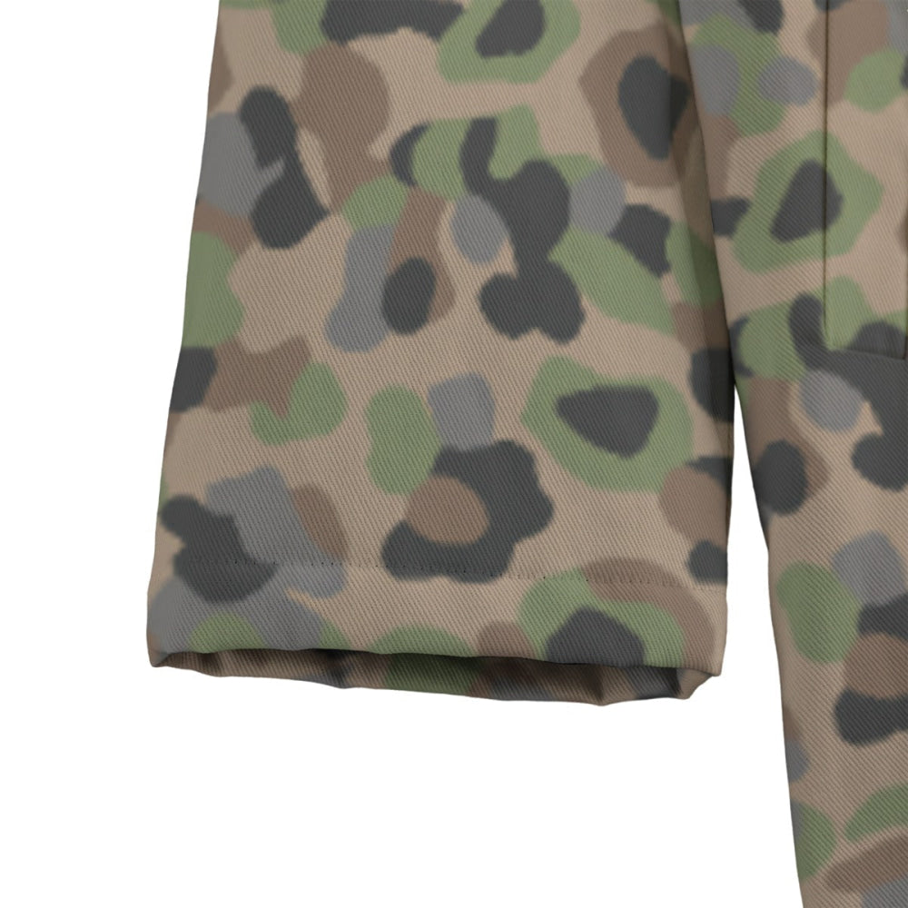 Austrian Pea Dot CAMO Men’s Canvas Horn Buckle Fleece Windbreaker - Mens