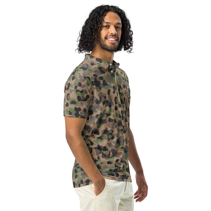 Austrian Pea Dot CAMO Men’s slim fit polo - Mens Slim Fit Polo