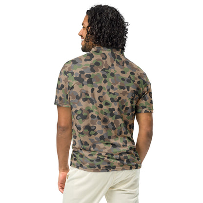 Austrian Pea Dot CAMO Men’s slim fit polo - Mens Slim Fit Polo