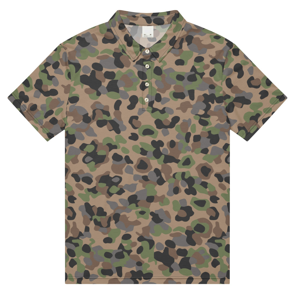 Austrian Pea Dot CAMO Men’s slim fit polo - XS - Mens Slim Fit Polo