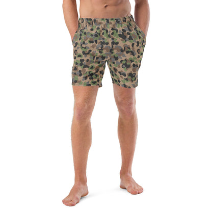 Austrian Pea Dot CAMO Swim Trunks - 2XS - Mens