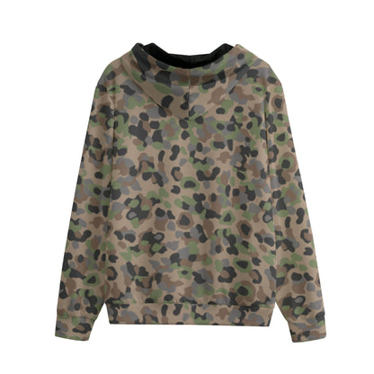 Austrian Pea Dot CAMO Unisex 100% Cotton Zip Hoodie