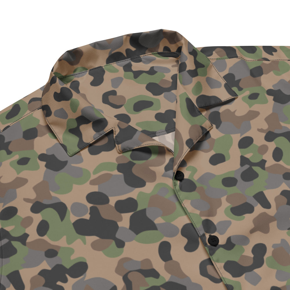 Austrian Pea Dot CAMO Unisex button shirt - Button Shirt