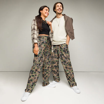 Austrian Pea Dot CAMO Wide-leg joggers - 2XS - Unisex Joggers